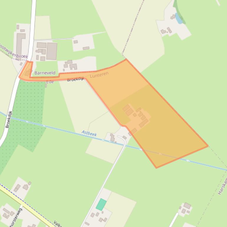 Kaart van postcodegebied 6741GA.