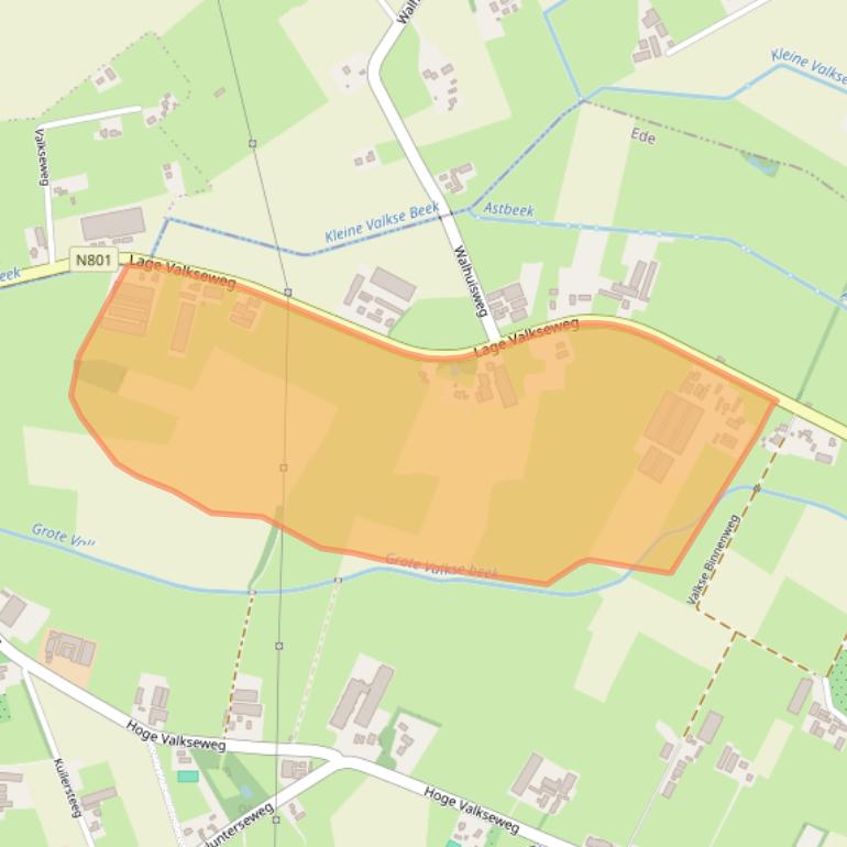 Kaart van postcodegebied 6741GC.