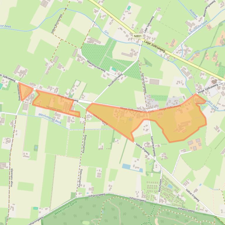 Kaart van postcodegebied 6741GK.