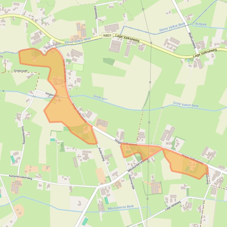 Kaart van postcodegebied 6741GL.