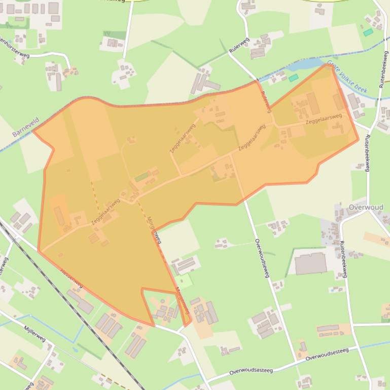 Kaart van postcodegebied 6741GV.