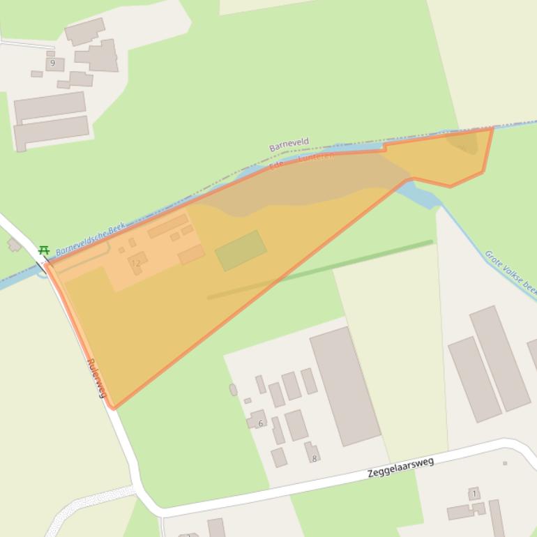 Kaart van postcodegebied 6741GW.