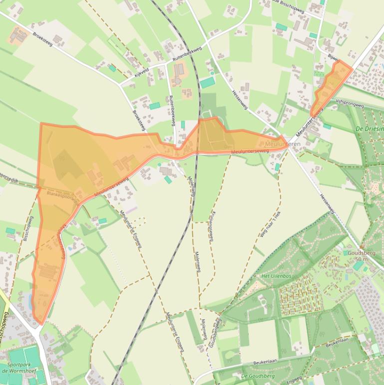 Kaart van postcodegebied 6741HL.