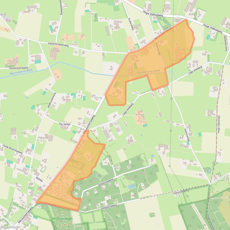 Kaart van postcodegebied 6741HP.