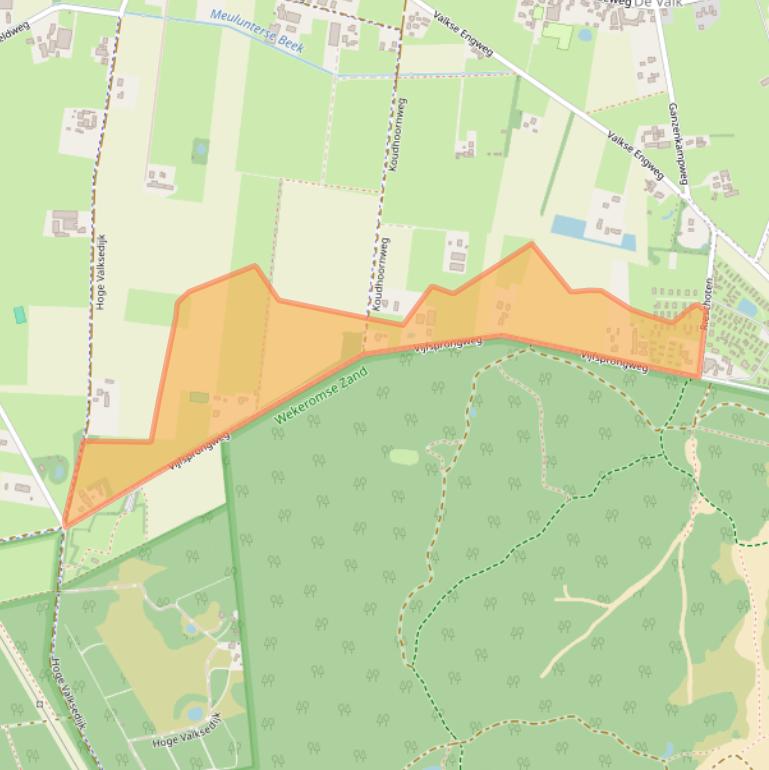 Kaart van postcodegebied 6741JB.