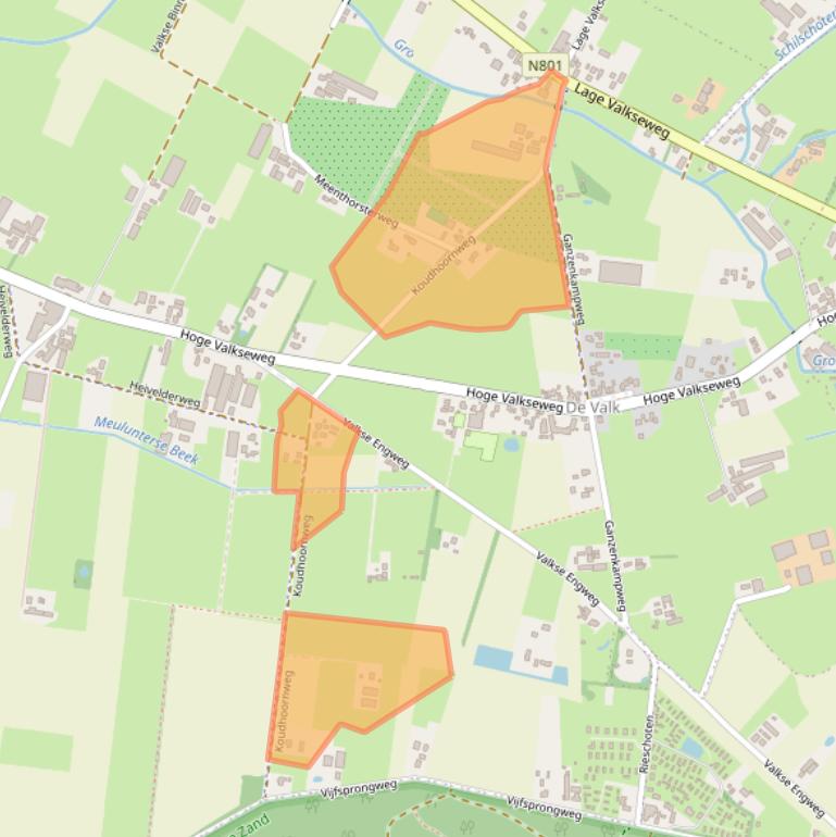 Kaart van postcodegebied 6741JG.