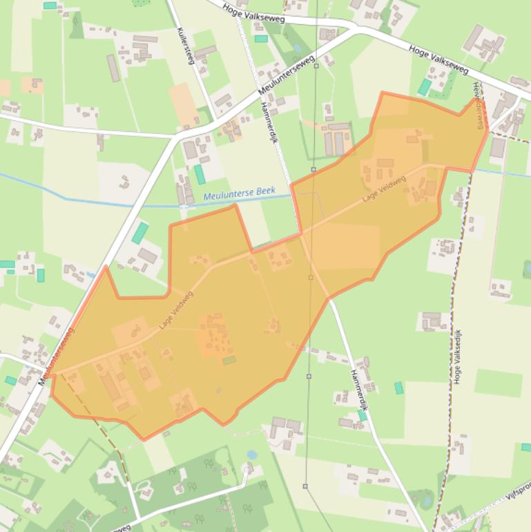 Kaart van postcodegebied 6741JL.