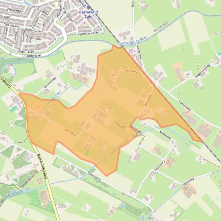 Kaart van postcodegebied 6741JN.
