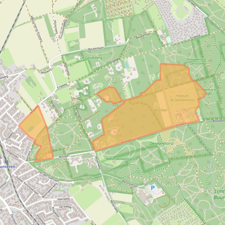 Kaart van postcodegebied 6741KD.