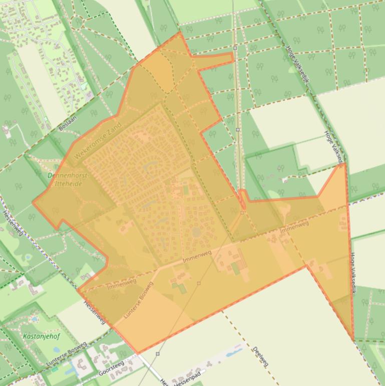 Kaart van postcodegebied 6741KP.