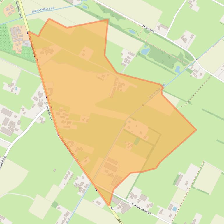 Kaart van postcodegebied 6741LL.