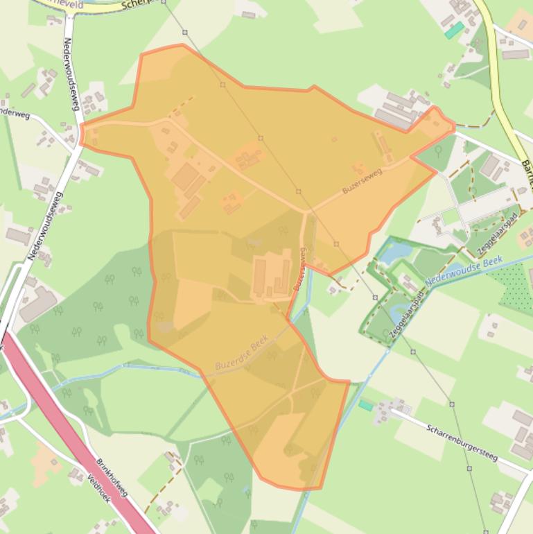 Kaart van postcodegebied 6741LN.