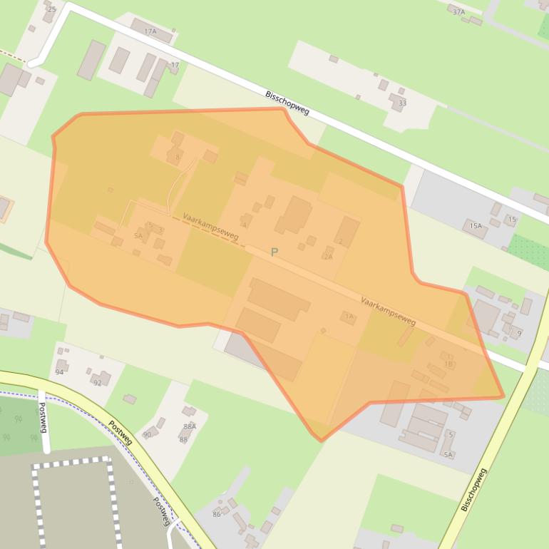 Kaart van postcodegebied 6741LW.