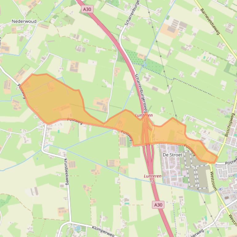 Kaart van postcodegebied 6741ML.