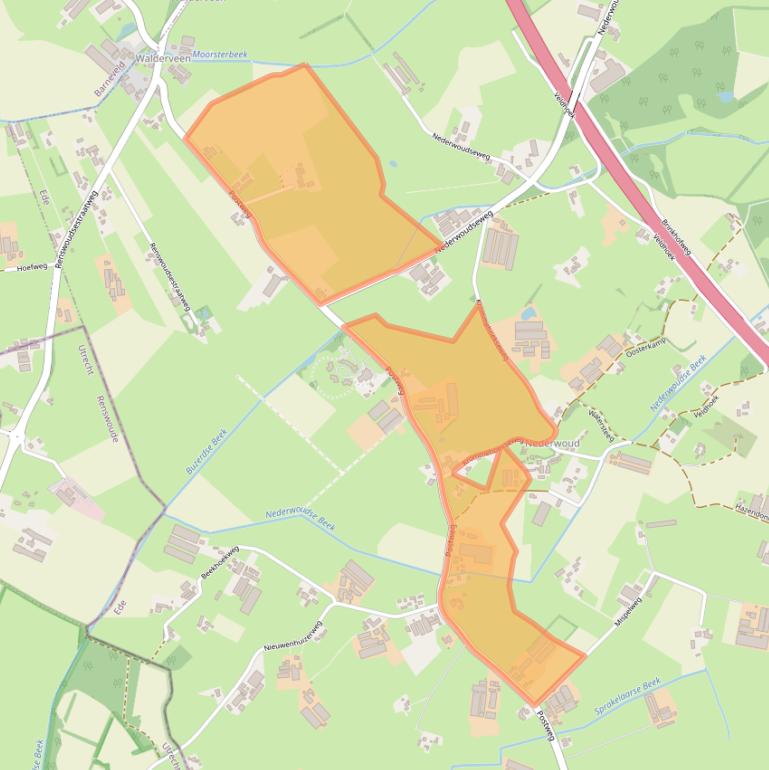 Kaart van postcodegebied 6741MN.