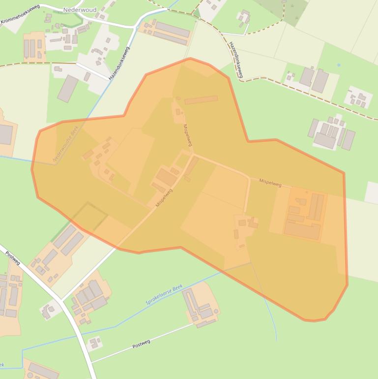 Kaart van postcodegebied 6741NA.