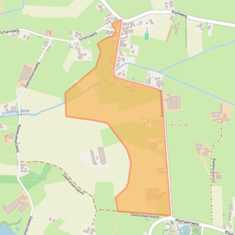 Kaart van postcodegebied 6741NE.