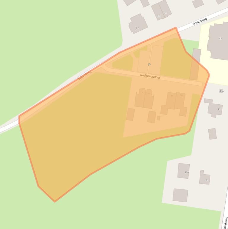 Kaart van postcodegebied 6741NP.