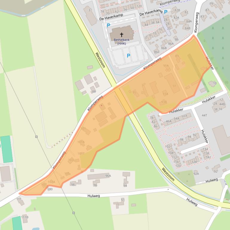 Kaart van postcodegebied 6741PE.