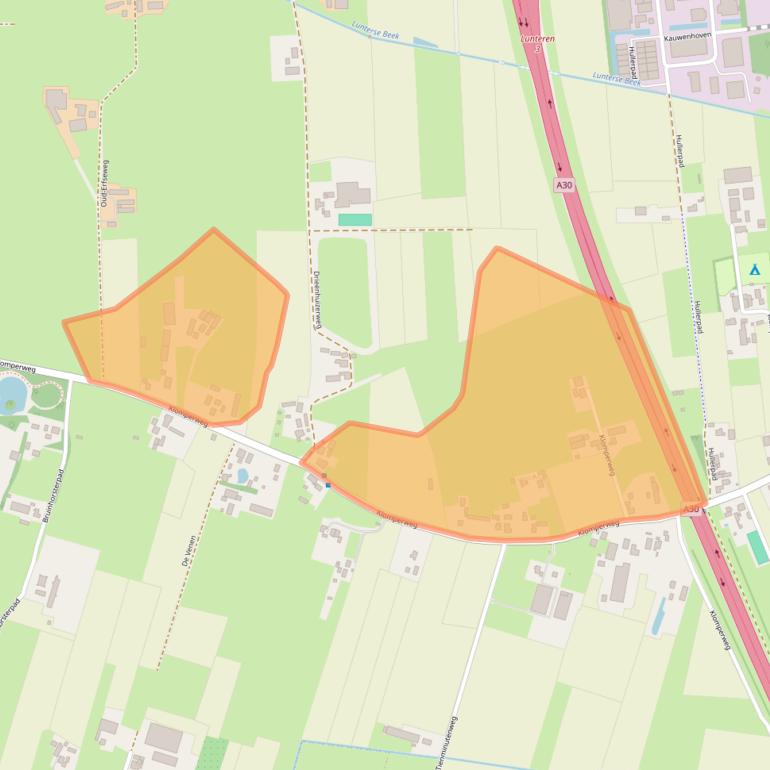 Kaart van postcodegebied 6741PK.