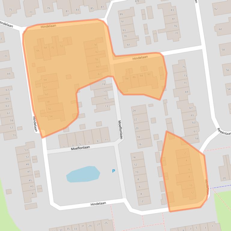 Kaart van postcodegebied 6741RC.
