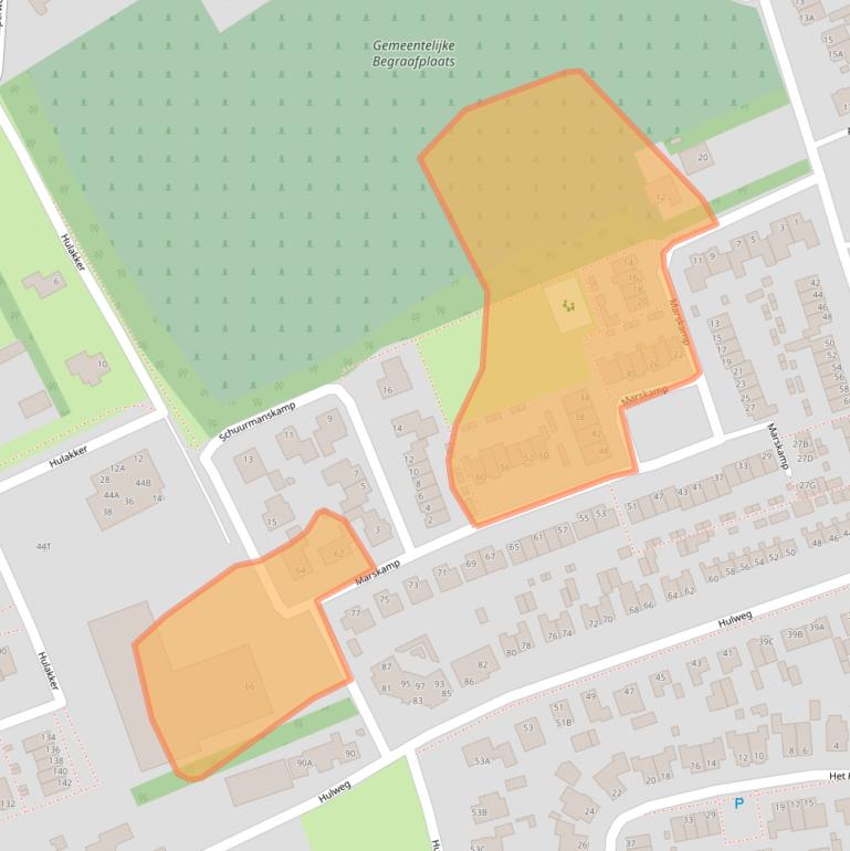 Kaart van postcodegebied 6741SC.