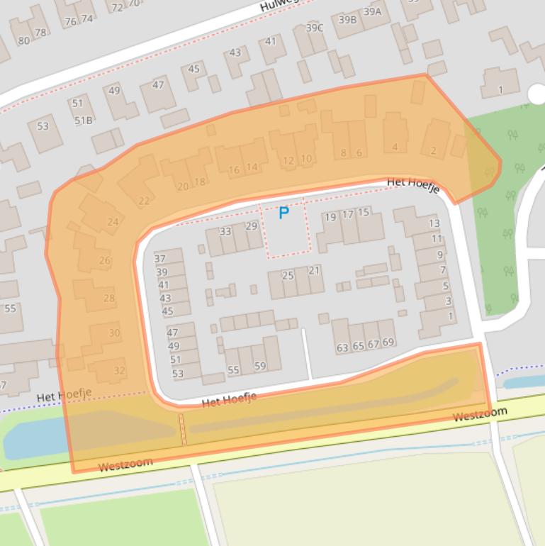 Kaart van postcodegebied 6741SJ.