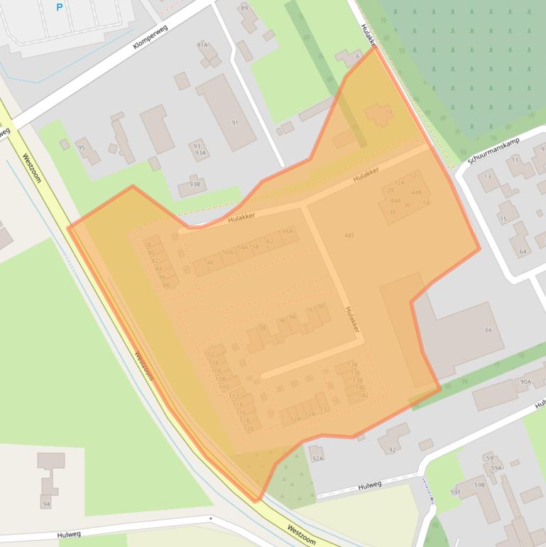 Kaart van postcodegebied 6741SZ.