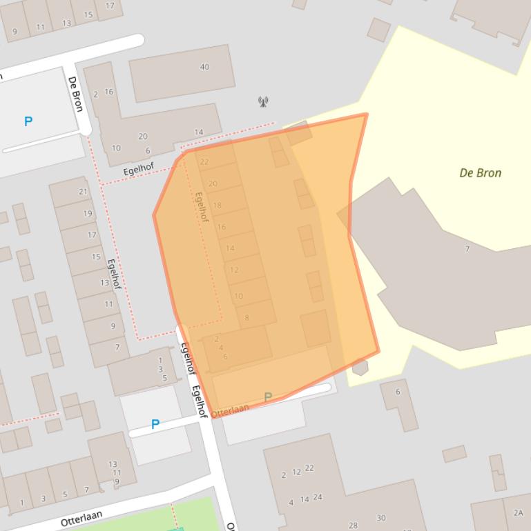 Kaart van postcodegebied 6741VC.