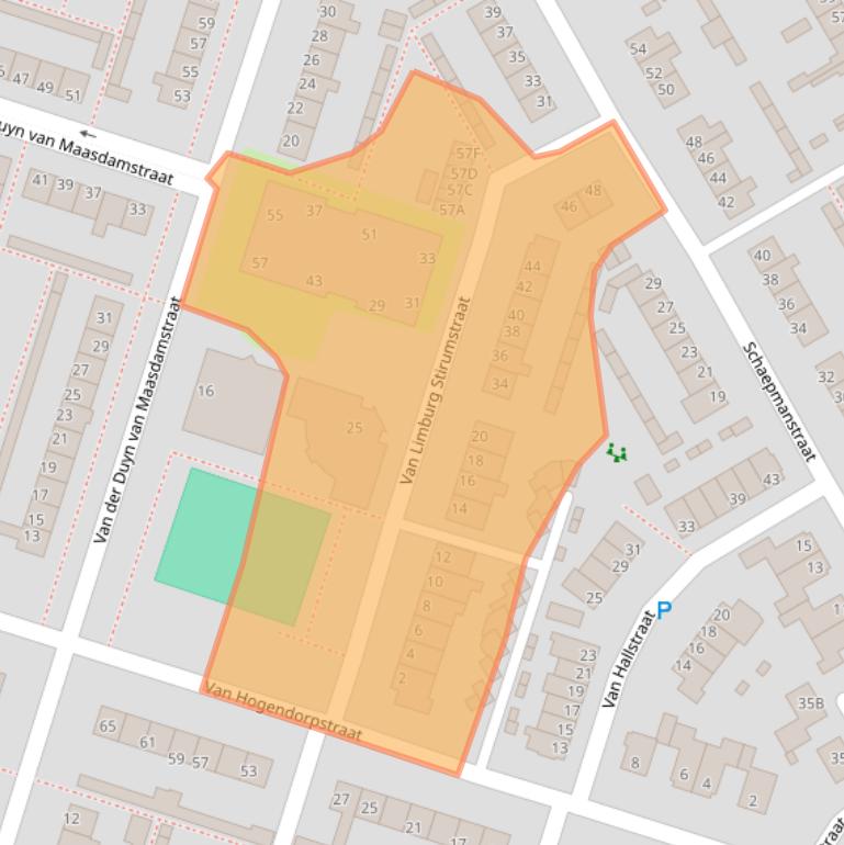 Kaart van postcodegebied 6741WR.