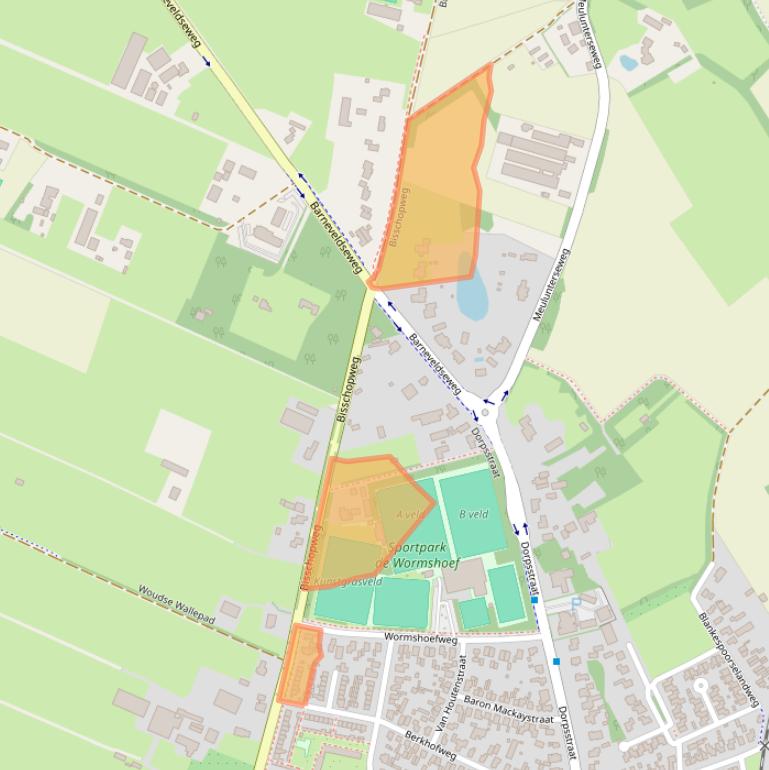 Kaart van postcodegebied 6741XC.