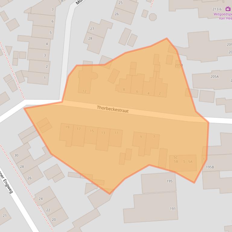 Kaart van postcodegebied 6741XG.