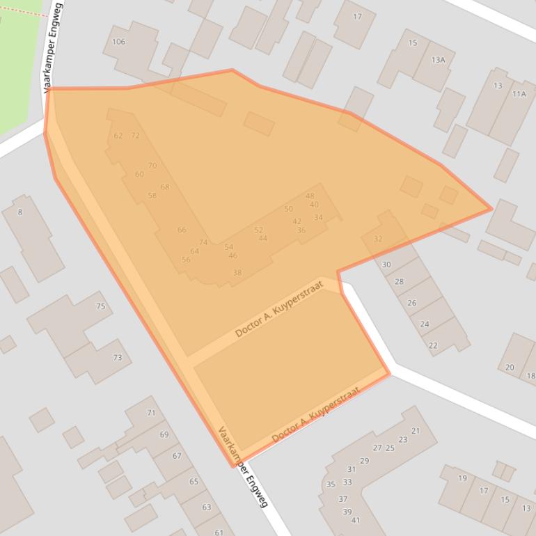 Kaart van postcodegebied 6741XL.