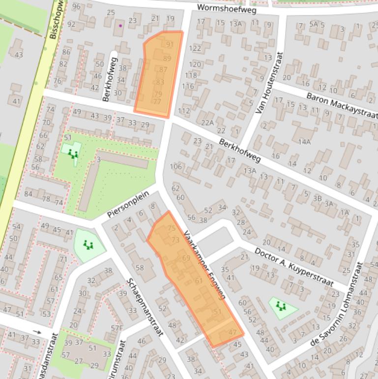 Kaart van postcodegebied 6741XV.