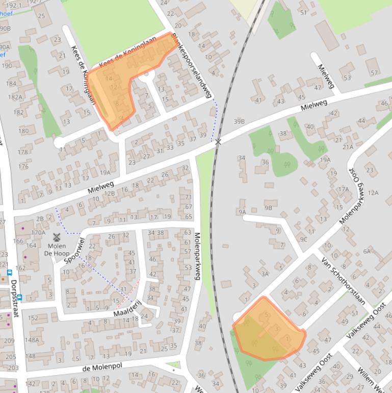 Kaart van postcodegebied 6741ZB.