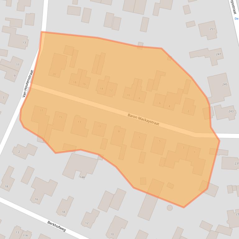 Kaart van postcodegebied 6741ZD.