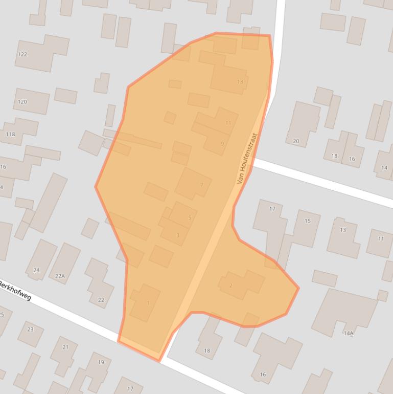 Kaart van postcodegebied 6741ZE.