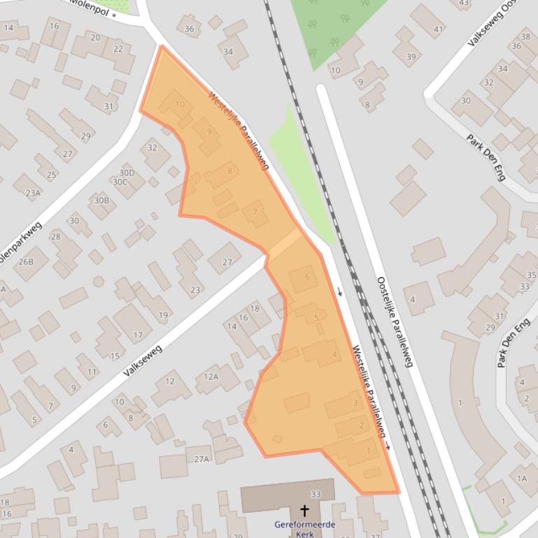 Kaart van postcodegebied 6741ZM.