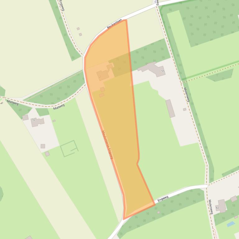 Kaart van postcodegebied 6741ZT.