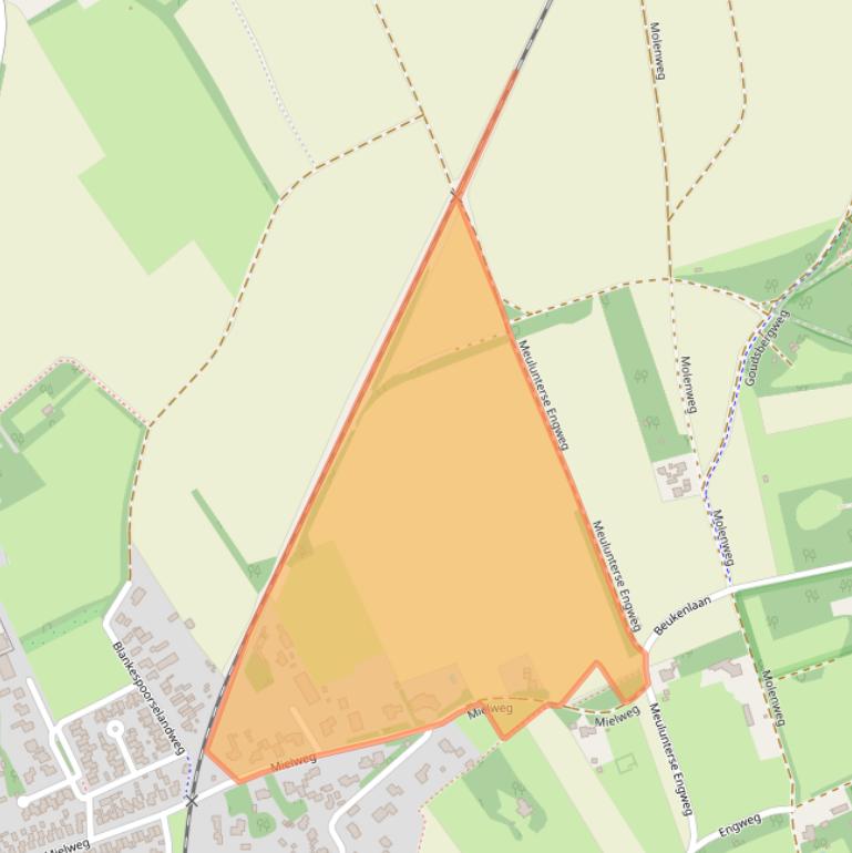 Kaart van postcodegebied 6741ZW.