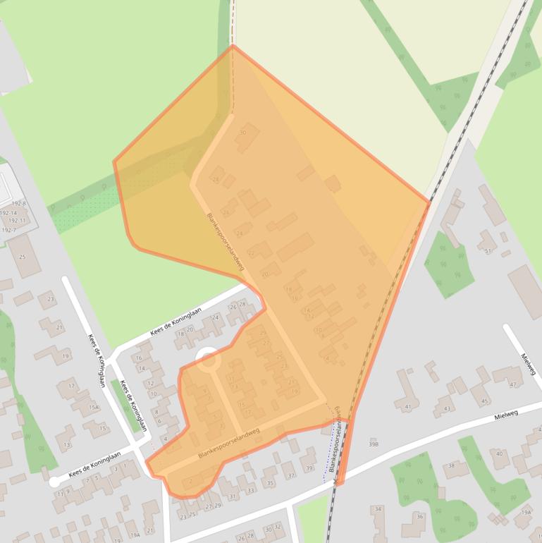 Kaart van postcodegebied 6741ZZ.