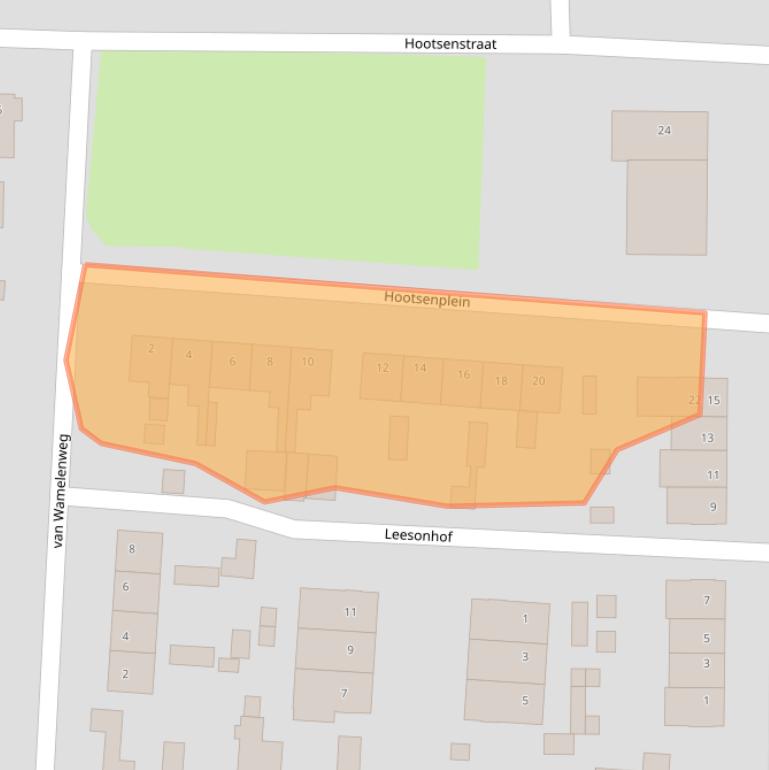 Kaart van postcodegebied 6744AC.