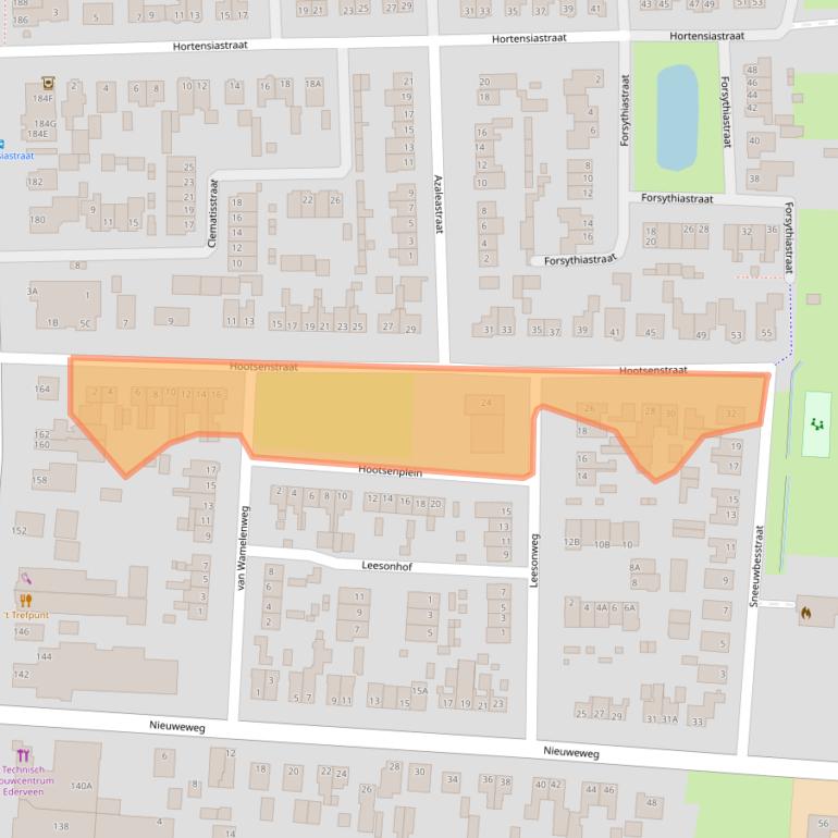 Kaart van postcodegebied 6744AJ.