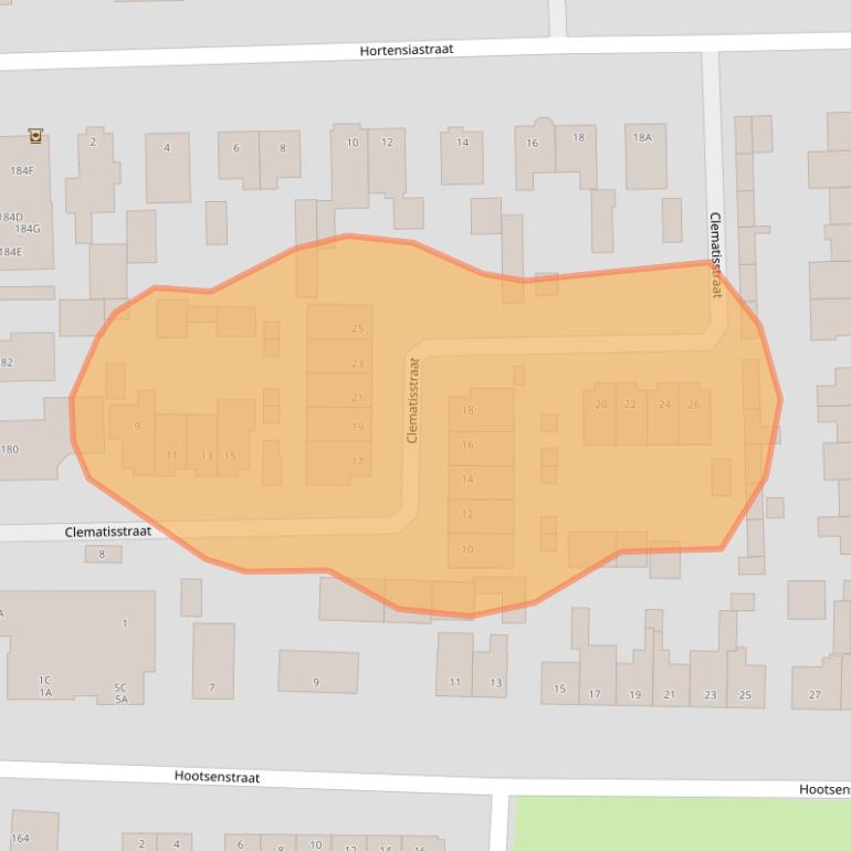 Kaart van postcodegebied 6744AW.