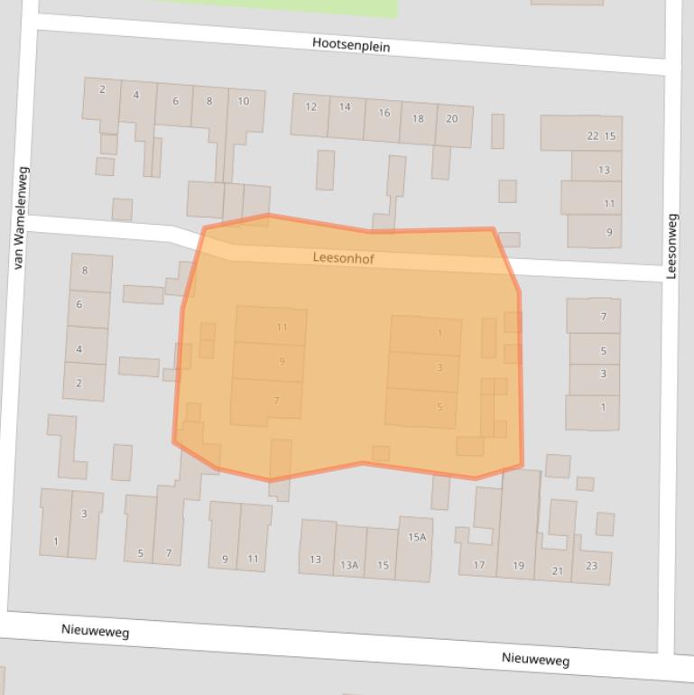Kaart van postcodegebied 6744AX.