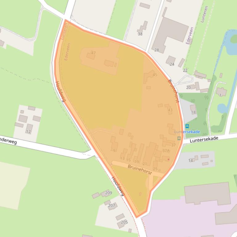 Kaart van postcodegebied 6744PA.