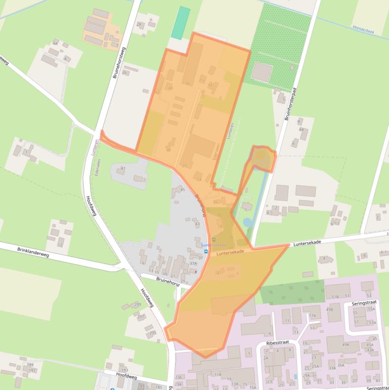 Kaart van postcodegebied 6744PB.