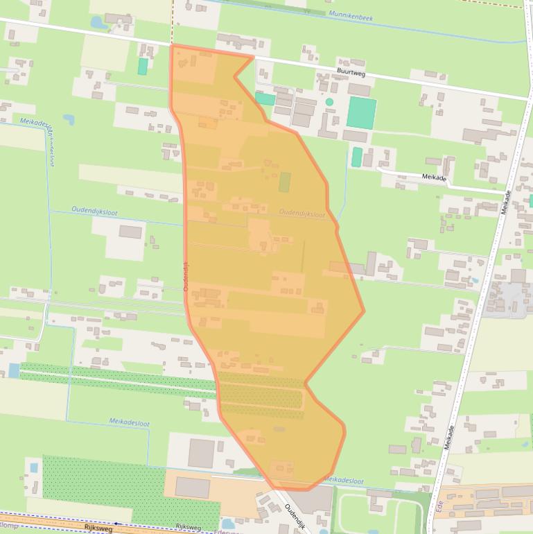 Kaart van postcodegebied 6744PV.