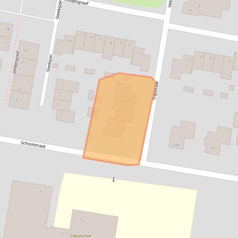 Kaart van postcodegebied 6744VE.