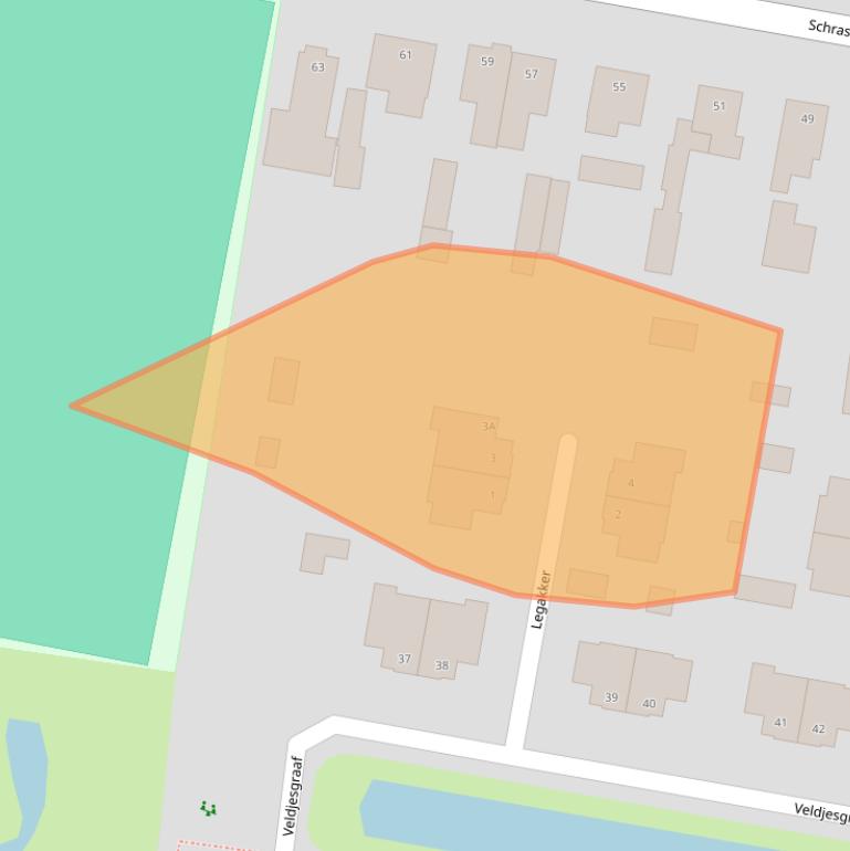 Kaart van postcodegebied 6744VJ.